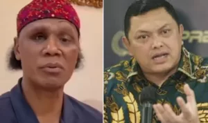 Rosario de Marshall alias Hercules dalam sebuah rekaman video mengancam Dirkrimum Polda Metro Jaya Kombes Hengki Haryadi