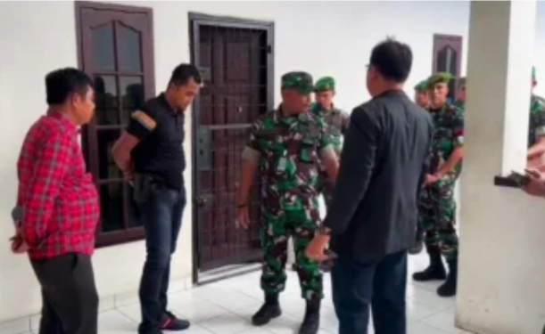 Mabes TNI buka suara terkait puluhan anggota Kodam I/BB (Kodam I Bukit Barisan) yang mendatangi Polrestabes Medan. yang diduga intervensi kasu