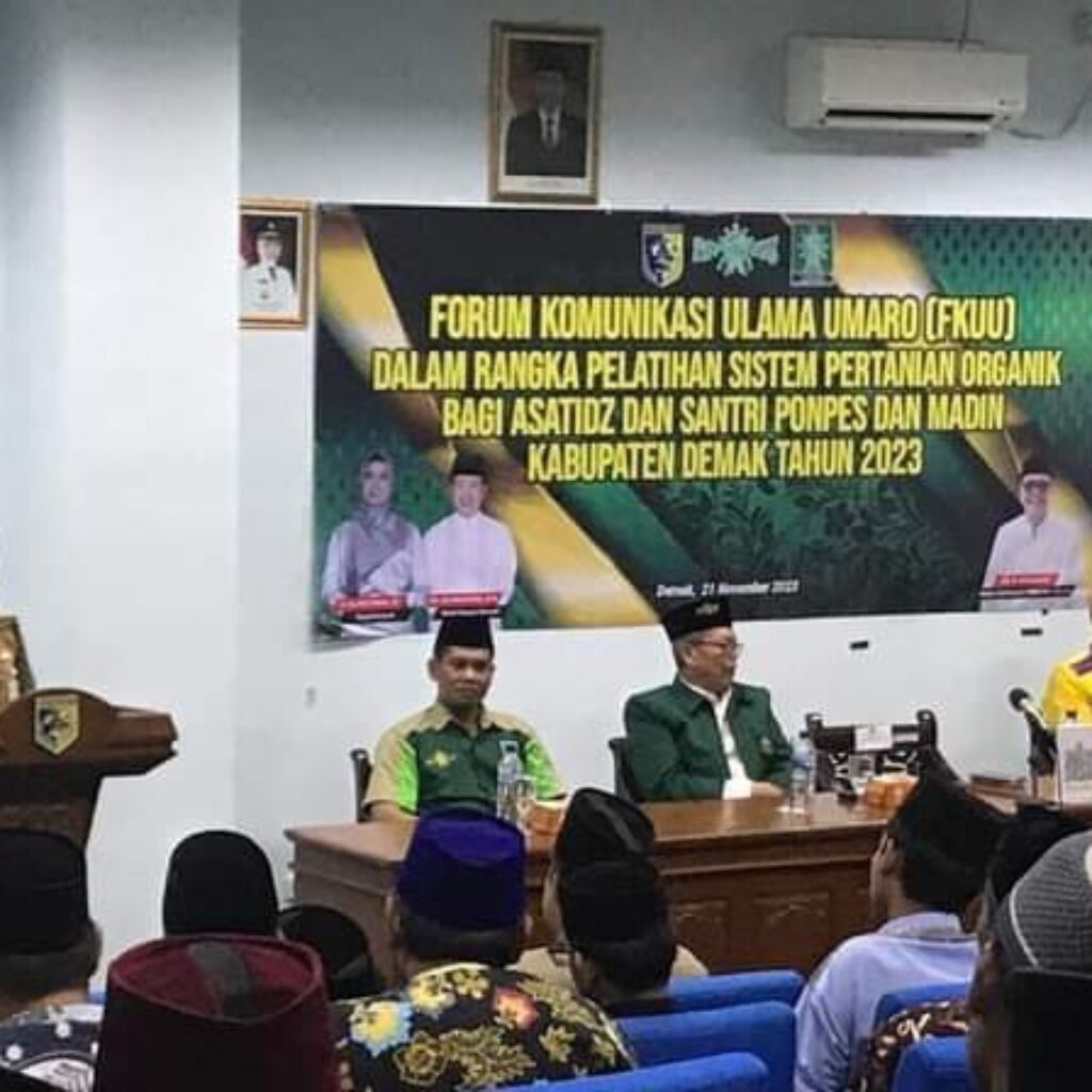Pemkab Demak gelar pelatihan tehnologi pertanian organik untuk asatidz, santri dan madin dalam rangka menciptakan alam yang sehat