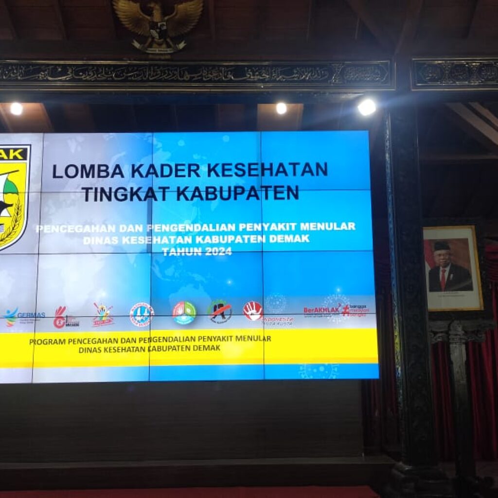 Lomba kader kesehatan tingkat kabupaten Demak salah satu bukti nyata totalitas pengabdian Nakes di Kota Wali.